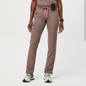 FIGS Smokey Taupe Yola Scrub Pants